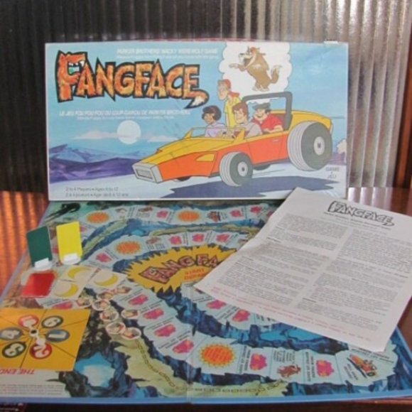 Vintage Other - 70's "FangFace" - Werefolf Game - 2-4 players - Ages 6 - 12
